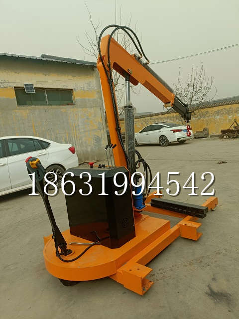 离石区自卸车厢随车吊 自制轮式四不像起重机 四驱平板吊 5吨 贵盛